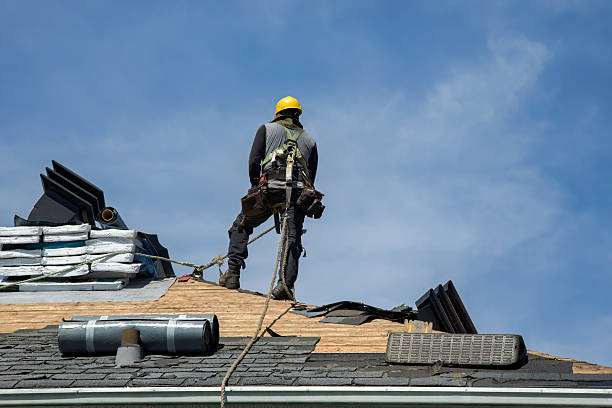 Professional Roof Replacement technician working in Nye, MT